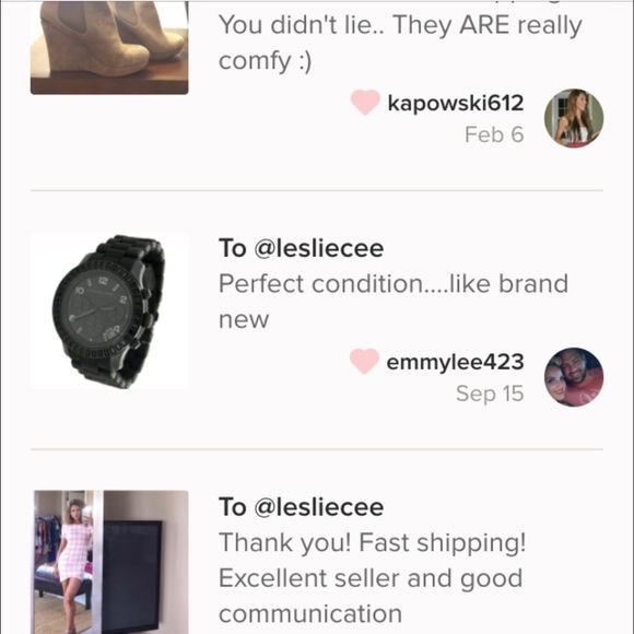 My Love notes from Poshers!