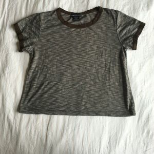 Wet Seal Army Camo Crop Top