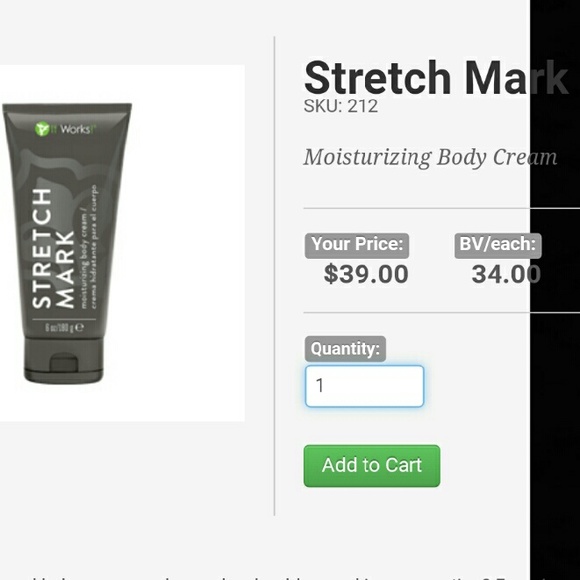 It Works Stretch mark Cream