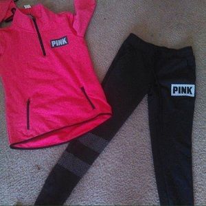 Vs pink outfit set