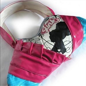 NWT Junkprints Ruffle & Graphic Purse