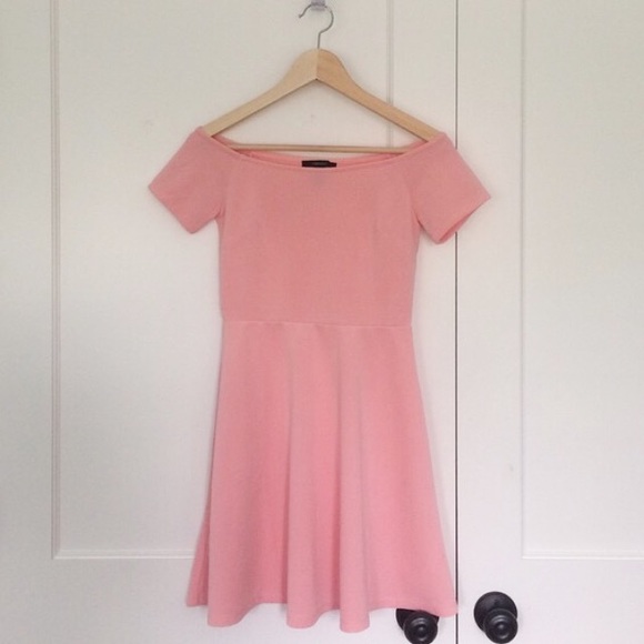 F21 Bubblegum Pink Skater Dress