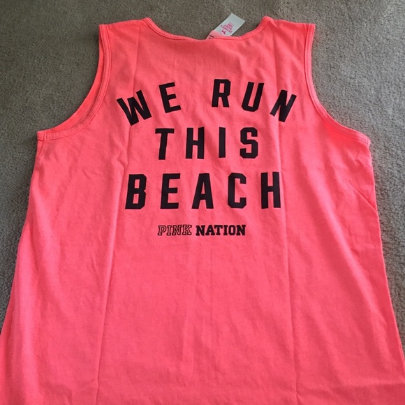 🚫SOLD IN BUNDLE🚫PINK VS 2016 Campus Tank - Picture 2 of 4