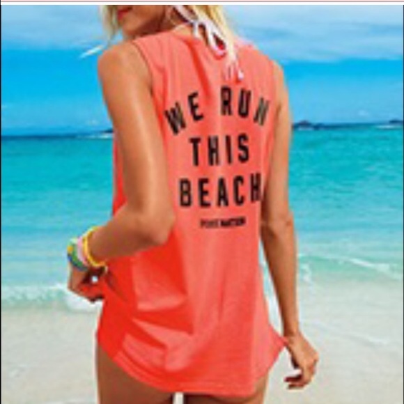 PINK Victoria's Secret Tops - 🚫SOLD IN BUNDLE🚫PINK VS 2016 Campus Tank