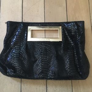 Snake print Michael Kors clutch
