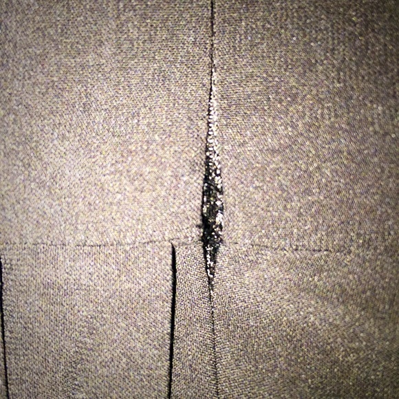 Calvin Klein Black Dress with Lace Top and Belt - Size 8 - Picture 4 of 5