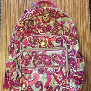 Vera Bradley Campus Backpack -Paisley Meets Plaid