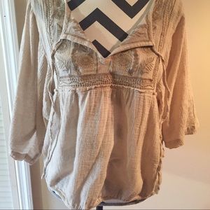 Love Stitch Embroidered Top