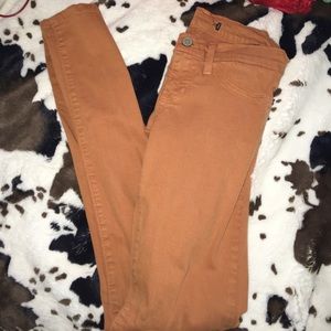 orange nice skinny jeans size 3 fit like a 0-1