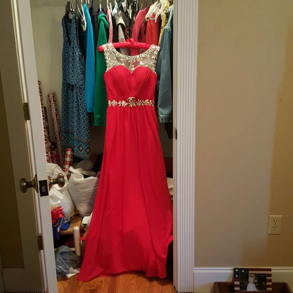 Red Prom Dress - Picture 2 of 4
