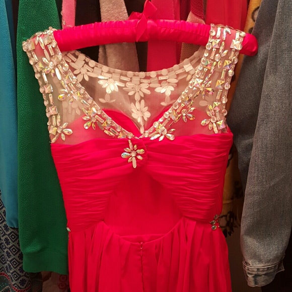 Red Prom Dress - Picture 3 of 4