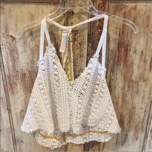 Free People Crochet Top