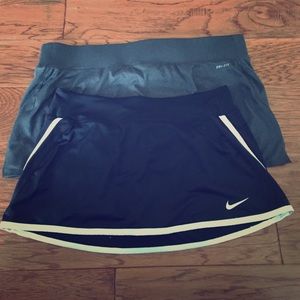 2 Nike skorts