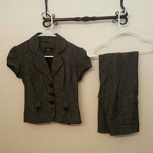 Business attire jacket and pants suit