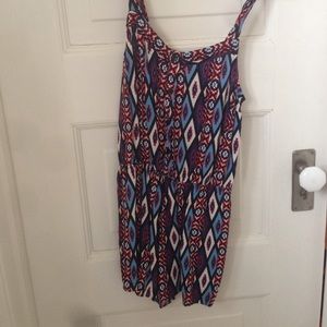 patterned romper