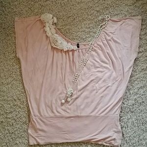 Light pink top