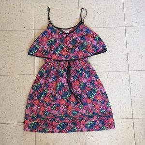 Candies spring cut out dress in floral