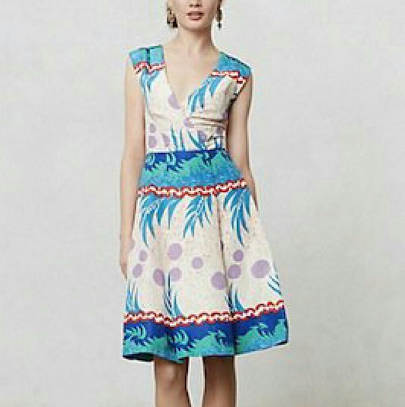 Anthropologie Tracy Reese Escape Dress 8