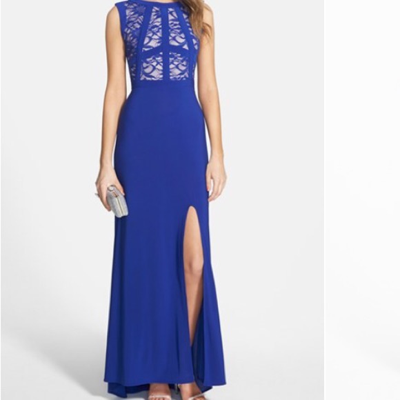 Lace bodice dress