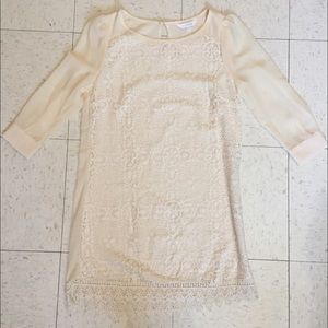 Cute cream lace dress