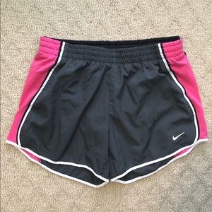 Pink and Grey Nike Shorts