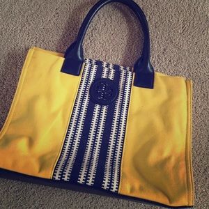 Tory Burch Canvas Beach Bag