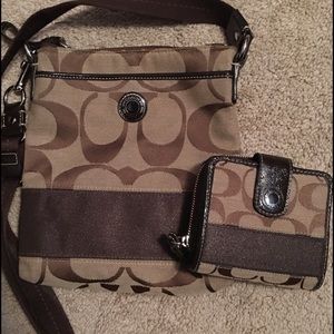 Coach Satchel and Wallet