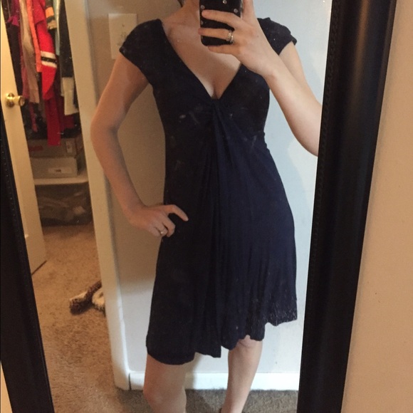 Navy blue express dress