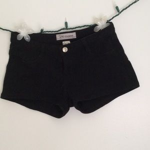 Black Short Shorts