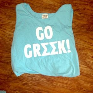 GO GREEK tank top