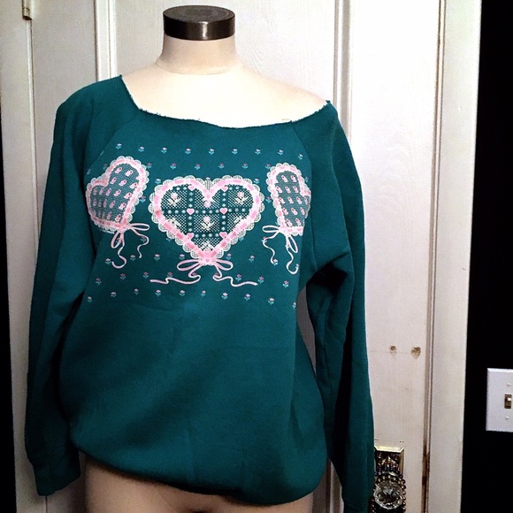 Urban Outfitters UrbanRenewal VNTG Jade Sweatshirt