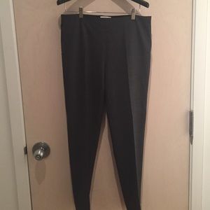 Paul Ka tailored gray ankle pants