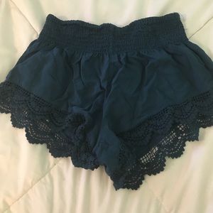 lace shorts