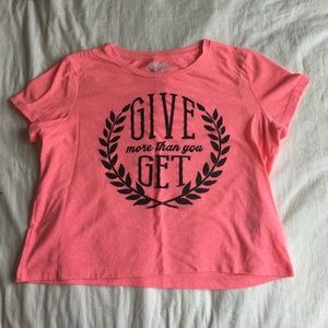 Aeropostale Neon Orange/Pink Top