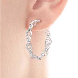 Tiffany & Co. Infinity Hoop Earrings
