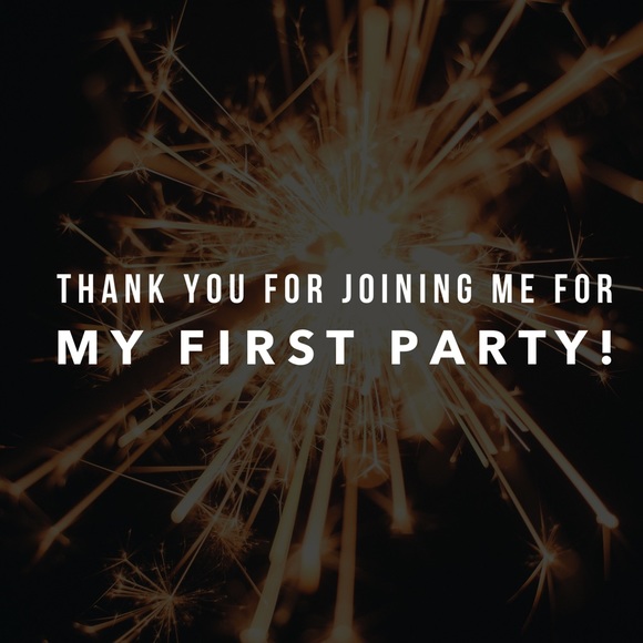🎉Thank you for joining me for my first party!🎉
