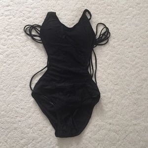 Swim - Strappy black one piece Swim - Strappy black one piece