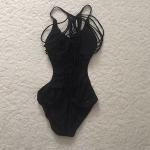 Swim - Strappy black one piece Swim - Strappy black one piece