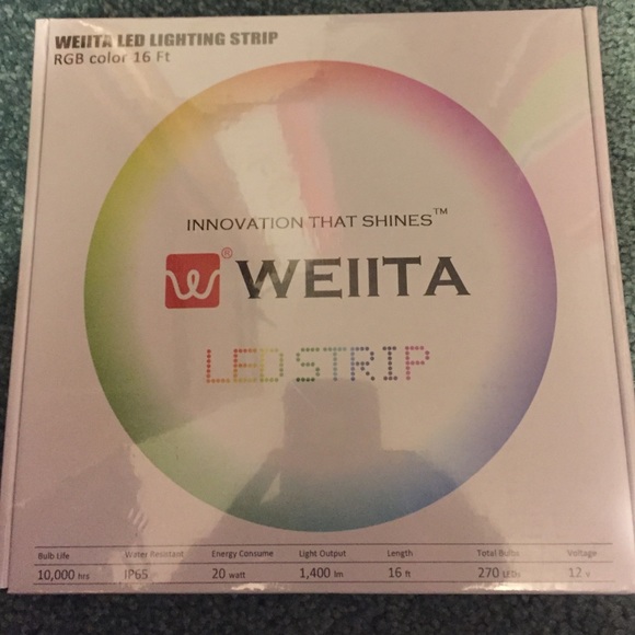 Weiita Led Lighting Strip Rgb Color 16ft