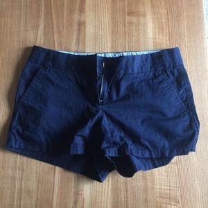 J. Crew Navy Chino Shorts