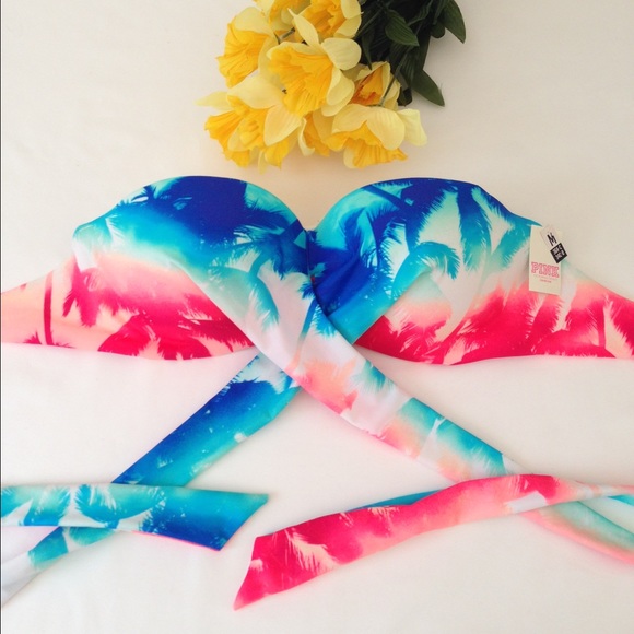 PINK Victoria's Secret Other - NWT PINK Victoria's Secret Push Up Swim Top 💕