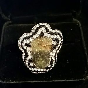 Beautiful Druzy cut ring