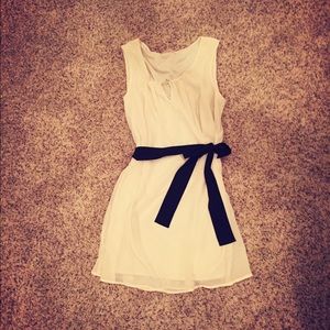 Black & White Sleeveless Dress