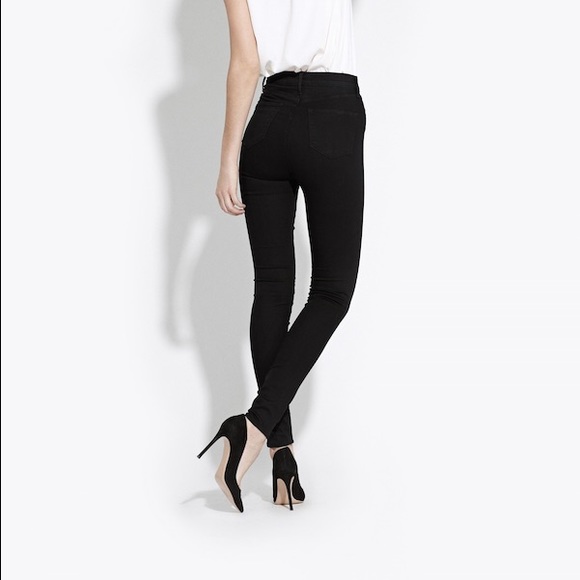 AYR black hi-rise skinny jeans