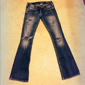 Size 28/32 Silver Jeans Tuesday Bootcut