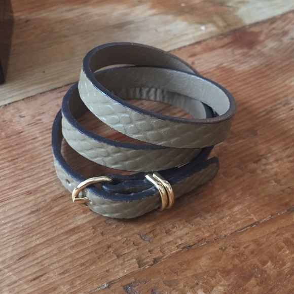 Leather wrap bracelet
