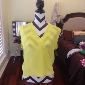 Beautiful yellow blouse.