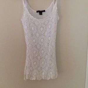 Lace tank top