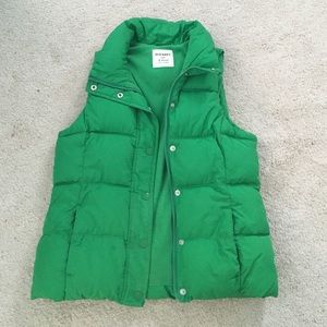Kelly green vest