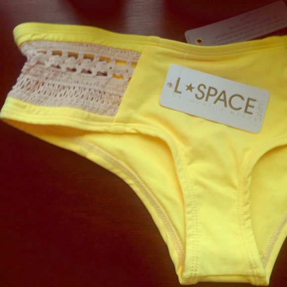 L*Space crochet swim suit bottoms